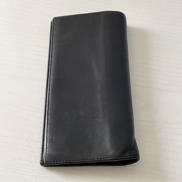 Prada black soft calfskin leather vertical breast pocket wallet - Picture 6 of 11